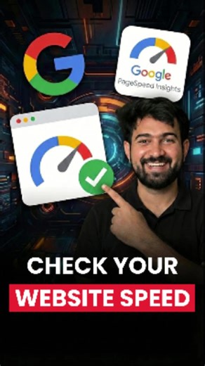 Your website might be losing you money every day. Not because of traffic. Because it is slow. Test your site on Google PageSpeed Insights. Speed checklist is in the comments. Comment “check” 👇