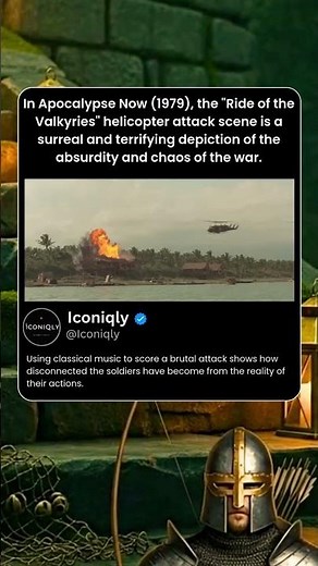 In Apocalypse Now (1979), the "Ride of the Valkyries" helicopter attack