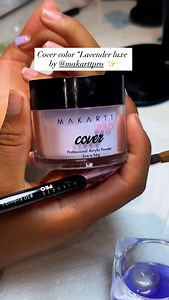 2.7K views · 61 reactions | So sparkly & so pretty cover color “lavender luxe by @makarttpro dc Code “dajanae25 save $$ at checkout  Book my daughter @nailzby_kirah @klaweddbykirahh Ebook for beginners nail tech now available link in bio  @daj.beauty.bar #bayareanailtech #fyp #makarttpro #makarttprobrandartist #acrylicnail #oaklandnailtech | Dajanaee Evans | Facebook