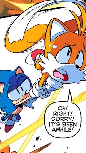 Sonic Saves Tails #sonicthehedgehog #tails #archiesonic