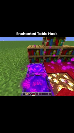 Minecraft Best Hack For Enchantment Table 🤩#bouncingball