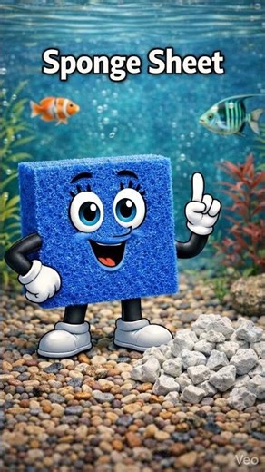 Sponge Sheet in Aquarium Filter | How It Keeps Water Clean #aquarium #aquariumhobby #spongesheet