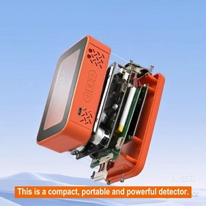 Portable O2 & CO Gas Monitor with LED Flashlight for RV & Camping – 7-in-1 Air & Weather Detector, Barometric Pressure, Temp & Humidity Monitor, Rechargeable Handheld Safety Device