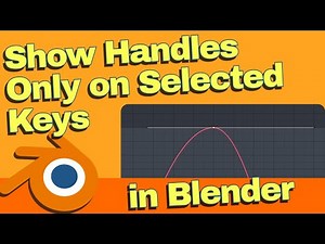 View Only Selected Keyframe Handles in Blender's Graph Editor