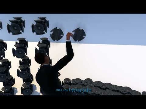 Assembling a spiral speaker array