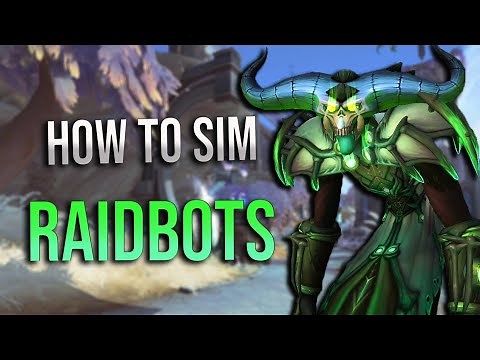 How To Sim Your Character Using Raidbots! Best Gems, Enchants, Gear and Profiles Explained!