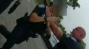 Sergeant who grabbed officer's throat arrested on battery, assault charges