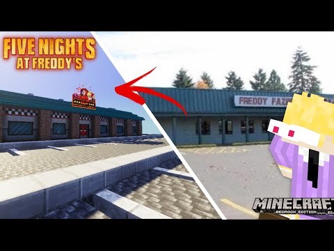 I Built The Original FNaF 1 Location In Minecraft Bedrock Edition! ( Speedbuild & MapTour )