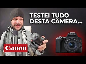 Camera para iniciantes - Canon SL3 Review e Unboxing - Brasil