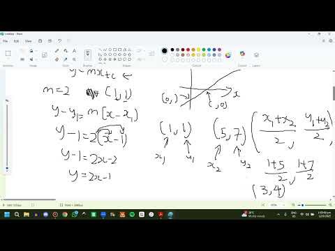 S3 Additional Maths Coordinate Geometry Explained