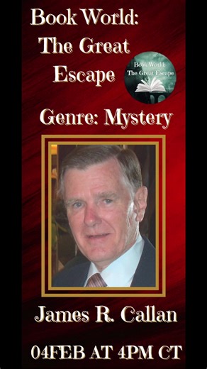 This week on Book World: The Great Escape, we’re chatting with #mystery #author James Callan. With multiple books under his belt, this font of information is a gem to talk to! Don’t miss this #podcast on 04FEB at 4PM CT! C.J.'s youtube - https://www.youtube.com/c/CJPeterson Mike's youtube channel - https://www.youtube.com/c/MichaelScottClifton Facebook - https://www.facebook.com/groups/bookworldtge James Callan’s website: http://jamesrcallan.com #books #book @authoress_cj