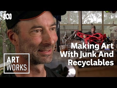 Making sculptures from junk and recyclables | Art Works