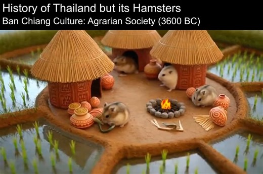 Gorm the Old on Instagram: "History of Thailand but its Hamsters (A.I. Video) #ai #aivideo #history #cute #southeastasia"