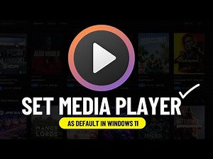How to Set Media Player As Default Windows 11 ✅