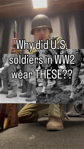 Why did US soldiers in WW2 wear THESE?? #history #ww2 #fashion #gaming #battlefield #army #old