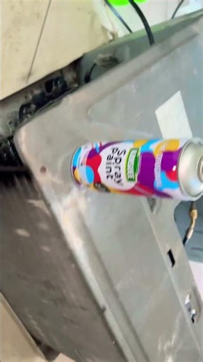 Window AC pressure testing done ✔️Leak check & repainting completed 🎨❄️Cooling performance ready 💯