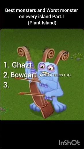 Top 3 BEST and WORST monsters on every island part 1: Plant Island #mysingingmonsters #ranking