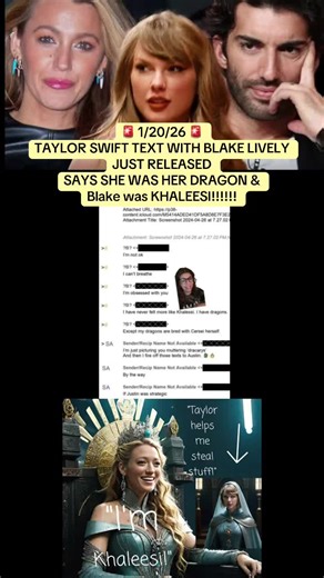 Taylor Swift's Text Reveals Blake Lively as Khaleesi