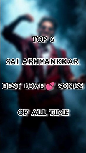 Top 6 Sai Abhyankkar Best Love Songs of All Time. #saiabhyankkar #radhimaa #tamilsongs2026 #shorts