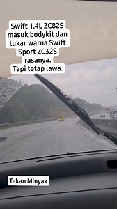 Swift 1.4L ZC82S masuk bodykit dan tukar warna Swift Sport ZC32S rasanya. Tapi tetap lawa. #swiftzc82s #swiftzc32s | Tekan Minyak