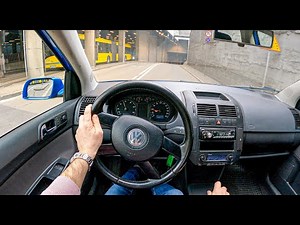 2005 Volkswagen Polo IV | POV Test Drive #726 Joe Black