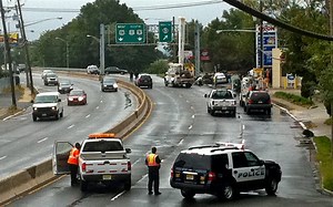 Two-Car Crash Causes Transformer Fire on Bergen Blvd