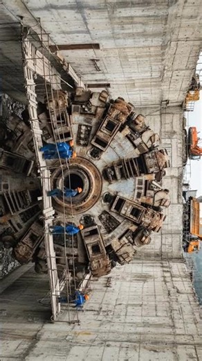 The Silent Giants: Inside Massive Tunnel Construction #constructionworld #engineeringmarvel