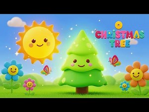 O Christmas Tree 🎄 Christmas Songs for Kids (with Lyrics) | 3D Animation