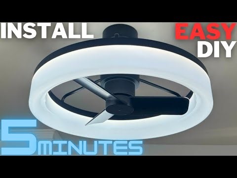Install Ceiling Fan | Smart Ceiling Fan + Light | DIY