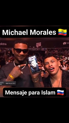 En la cartelera UFC México Michael Morales mando un mensaje al Islam Makhachev #UFC #Ecuador2026 #Rusia | Ecuador para el Mundo