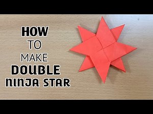 How To Make Paper Ninja Star | DIY Ninja Star | Paper Throwing Stars