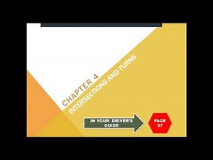 Alberta Class 7 Learner's License Prep - Chapter 4 Intersections and Turning