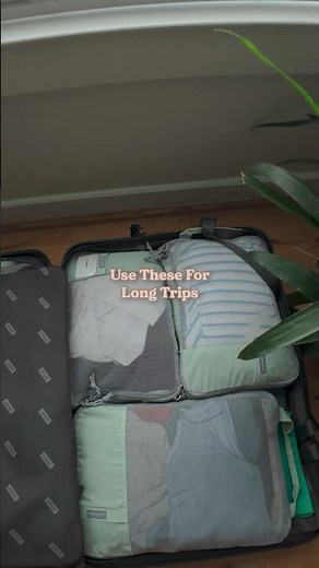 These are a MUST for long trips // Compression Packing Cubes