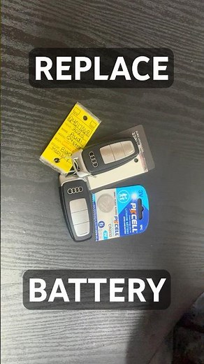 DIY: Audi FOB remote battery replacement Q3, Q4, Q5, Q7, Q8, E-tron, A3, A4, A6, A8