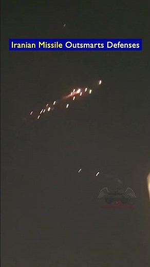 Iranian Cluster Warhead Missile Outsmarts Air Defense Over Haifa!!