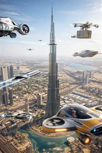 Dubai Traffic in 2050 Be Like… 🚀😂