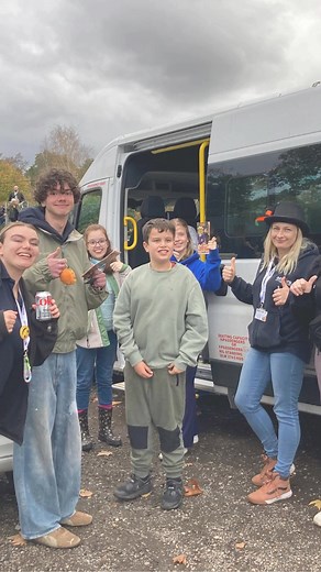 1.7K views · 32 reactions | What a fabulous day we had at the Audley End Miniature Railway recently. Rated a 10/10 from our members, we enjoyed a spooky train ride, toasting marshmallows and having fun together with loads of laughter and joy. The trip was made possible with our Accuro minibus, thank you to the The Cherry Family Foundation for helping to make our minibus a reality and bringing connection and confidence to young people with a disability  | Accuro (Care Services) | Facebook