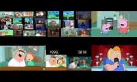 Mix of 6 videos from youtube : family guy intro mashup