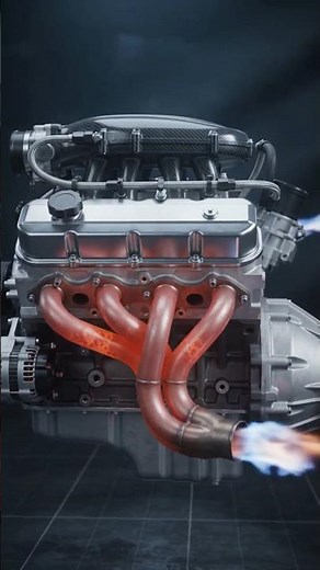 V8 Engine 3D Animation in 8K 🔥 Ultra Realistic Cinematic Power | Hyper Real Render