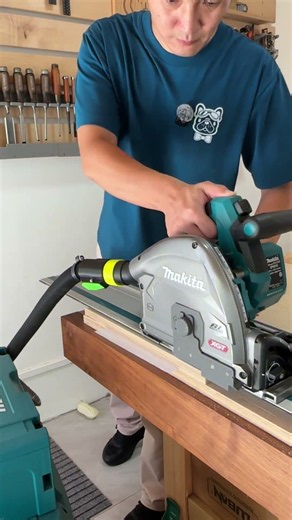 Official Makita Track Saw Quick Adjuster Drops! I’m the World’s First User #shorts