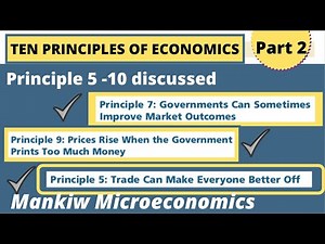 Ten Principles of Economics| Part 2 | Microeconomics| Mankiw Ch 1| Economics Students