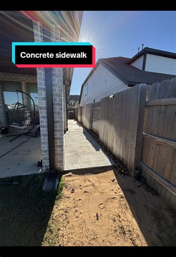 Transforming Side Yards into Beautiful Concrete Walkways