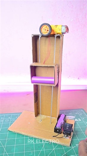 How to make Lift for School Science Project #shorts