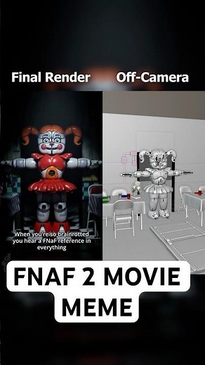 FNaF Sister Location Meme Animation Behind The Scenes 🛠️⚙️