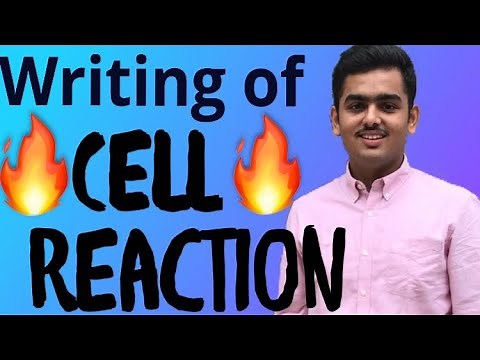Writing of cell reaction || How to write cell reaction from galvanic cell formula.