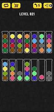 Ball Sort Puzzle - level 821