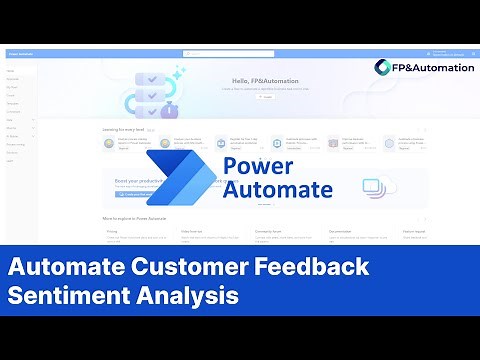 Automate Customer Feedback Sentiment Analysis with Power Automate and AI