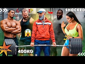 OLD MAN Anatoly Pranks Strongman with Fake Weights in GYM 🤣 | ANATOLY pretended to be a Beginner #1