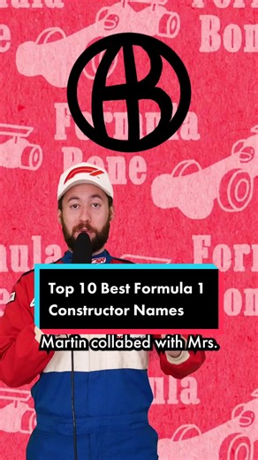 Top 10 Best Formula 1 Constructor Names