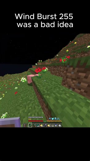 Never using Wind Burst 255 in my life #mixtape #minecraft
